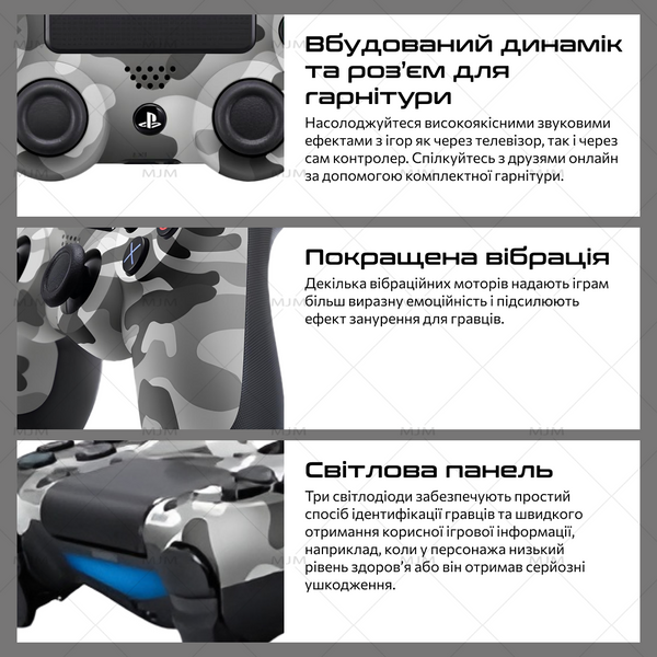 Беспроводной геймпад Sony PlayStation/PC DualShock 4 V2 Grey Camo