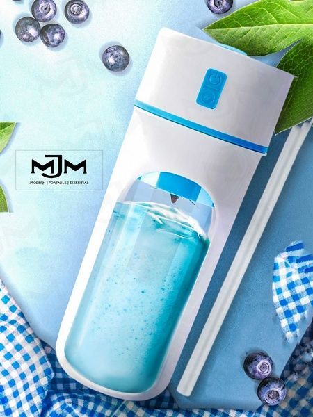 Портативный блендер MJM PRO на аккумуляторе (мини блендер) Blue